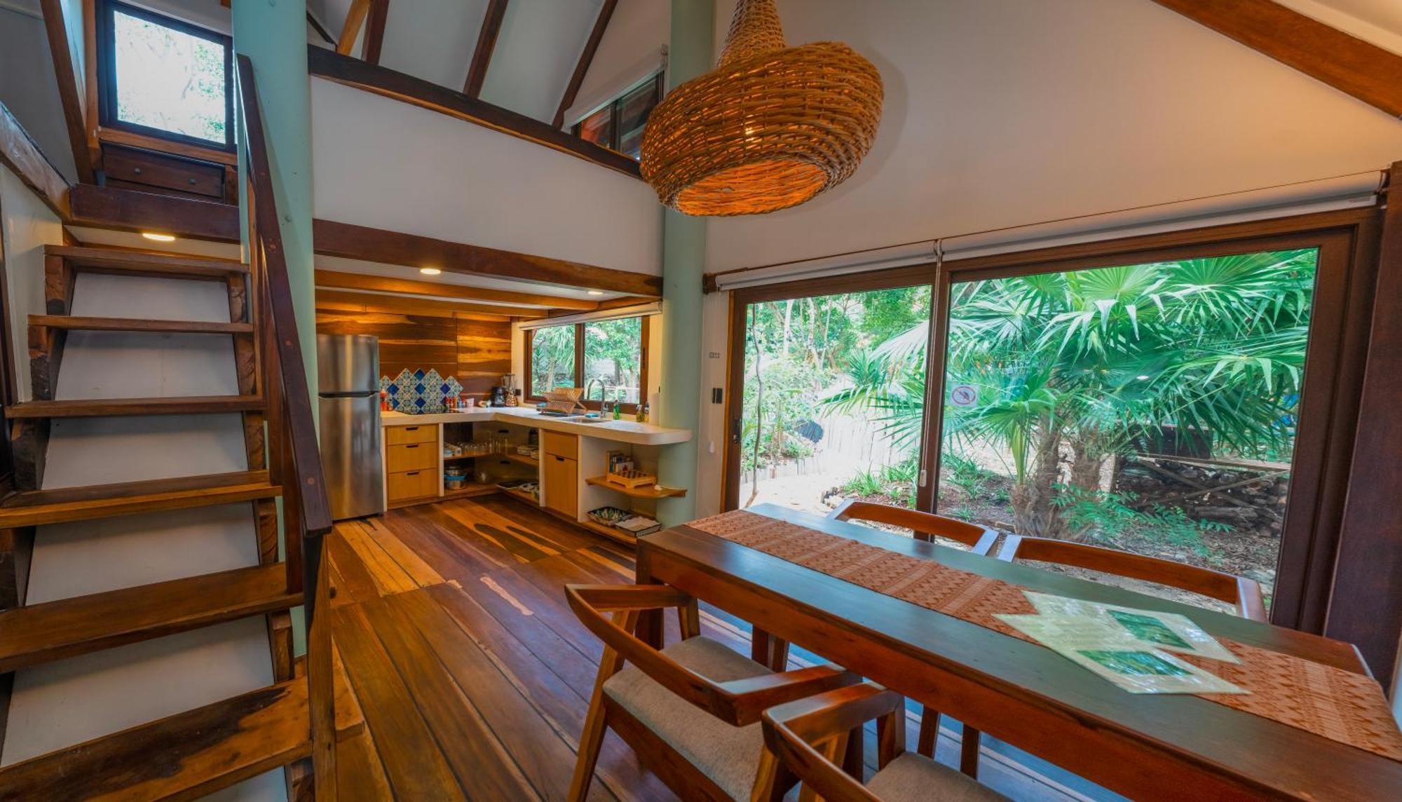 Cabana Chechen, Wooden Chalet In Tropical Garden Isla Mujeres Bagian luar foto